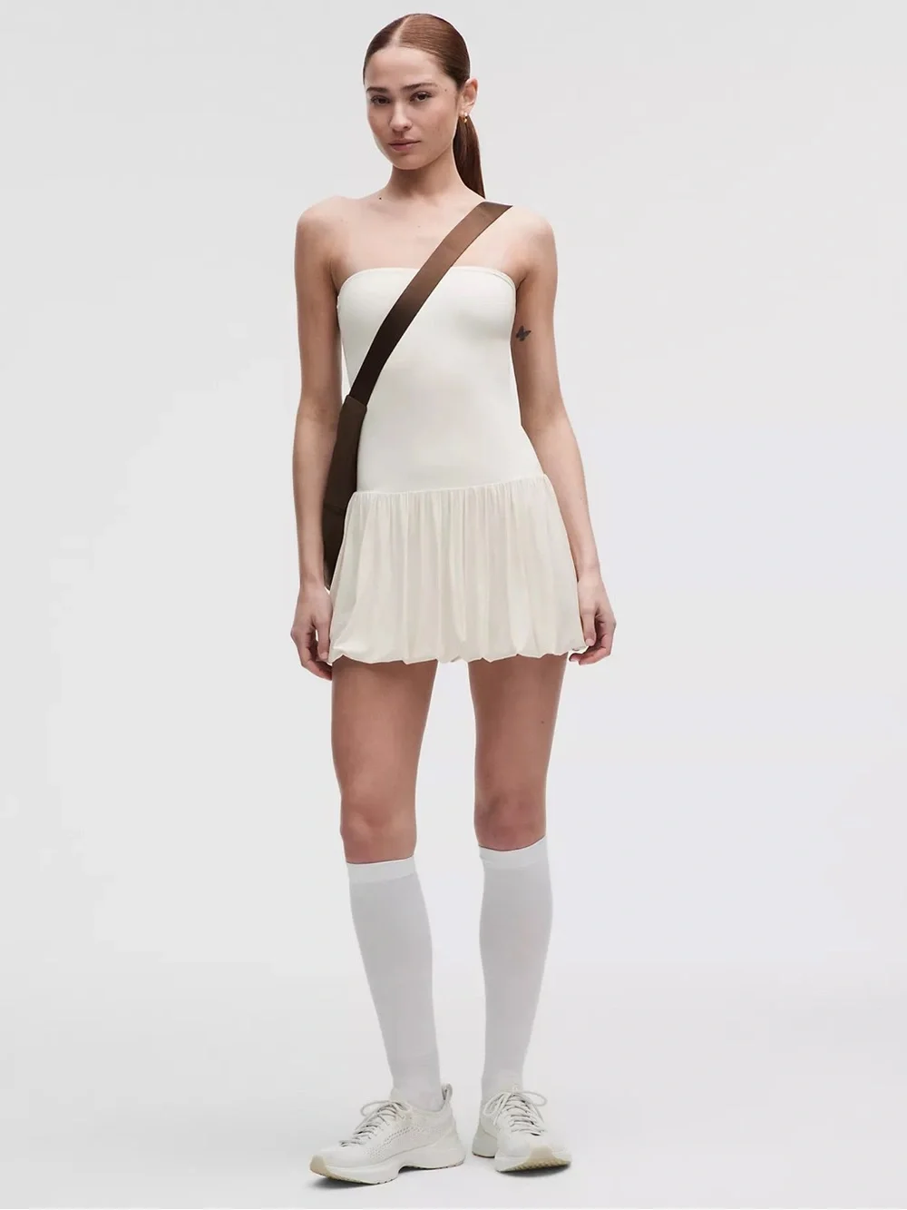 Lululemon 2-in-1 Bubble-Hem Mini Dress